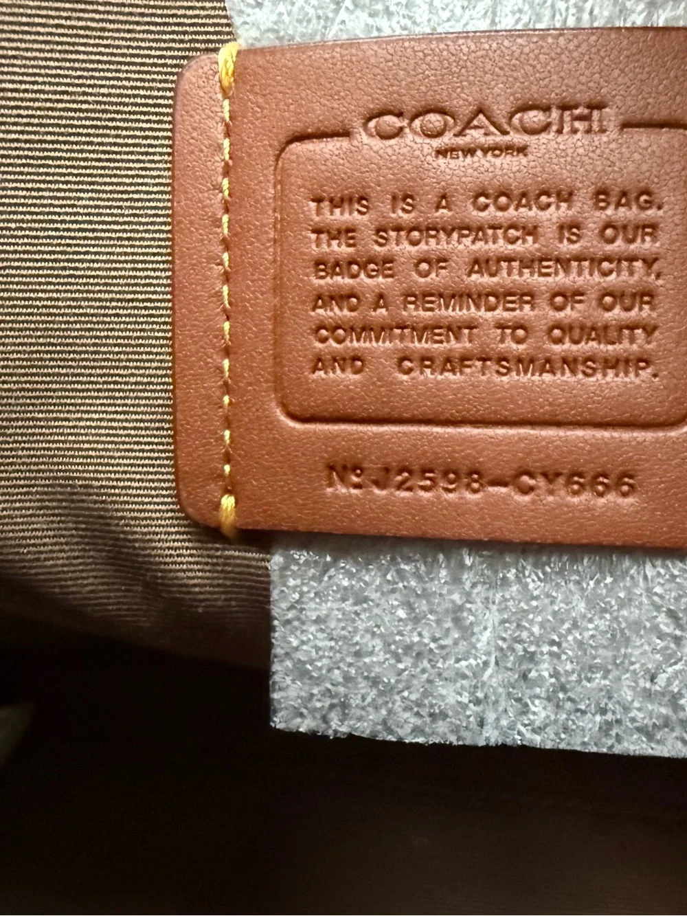 Coach Maggie tote  Leather Structured Satchel with Gold Hardware